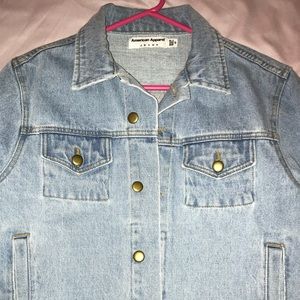 American Apparel Denim Jacket! Perfect for Spring!